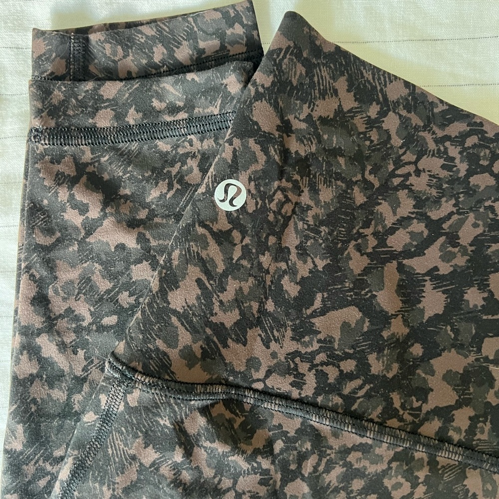 Lululemon Align Leggings Wild Earth Camo Brown Earth Multi
